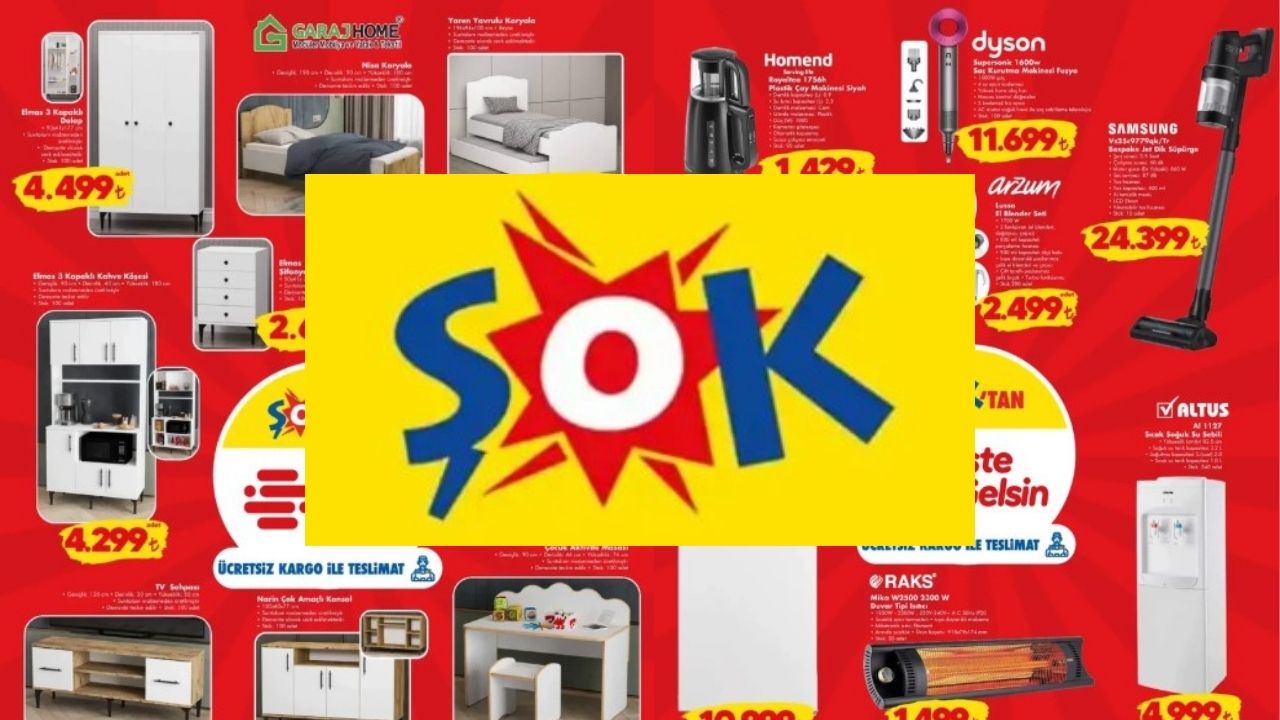 ŞOK’ta Dev Fırsat Günleri Başladı: Dyson’dan Mobilyaya Kapıya Ücretsiz Teslimat Şansını Kaçırmayın!